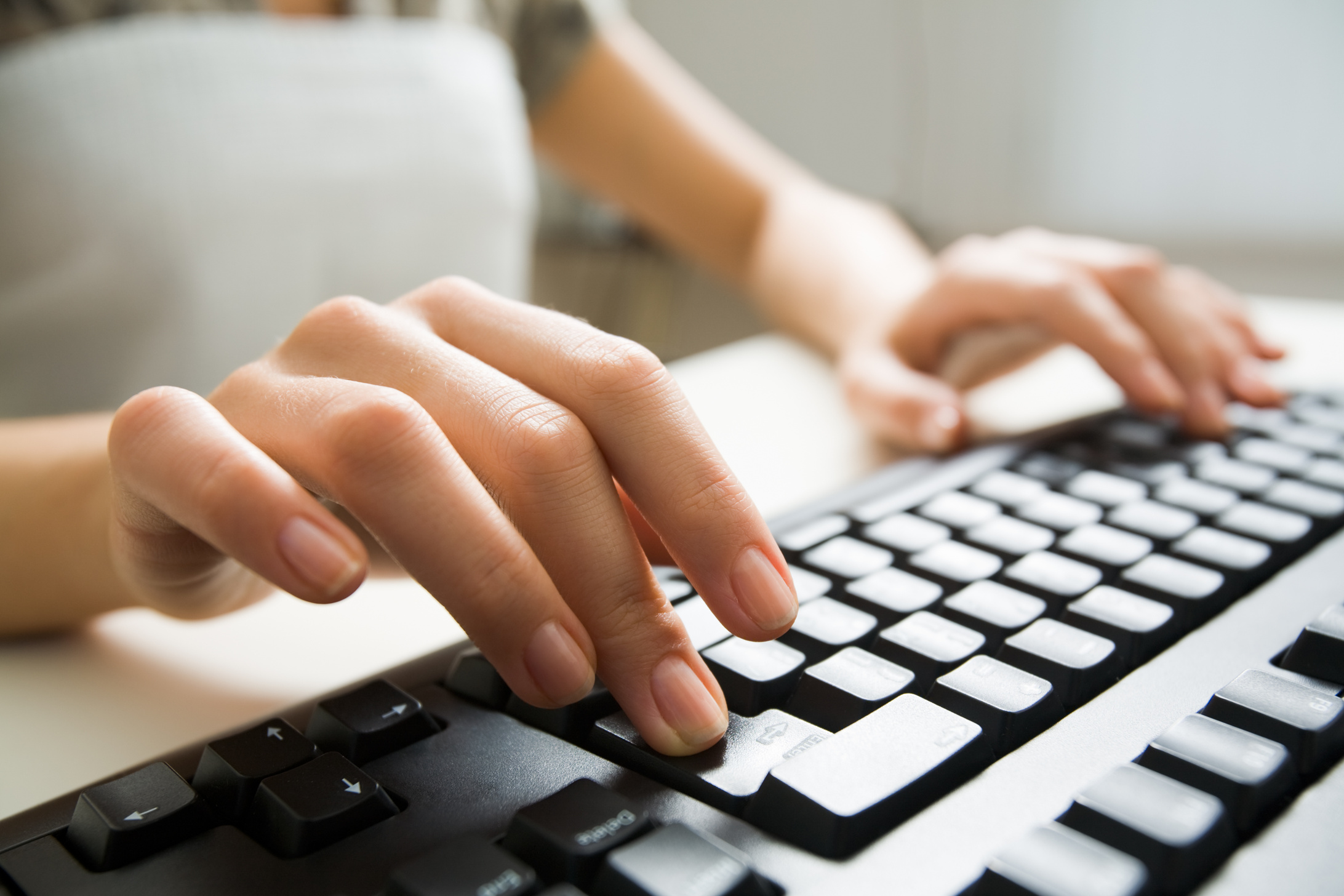 Pressing keys